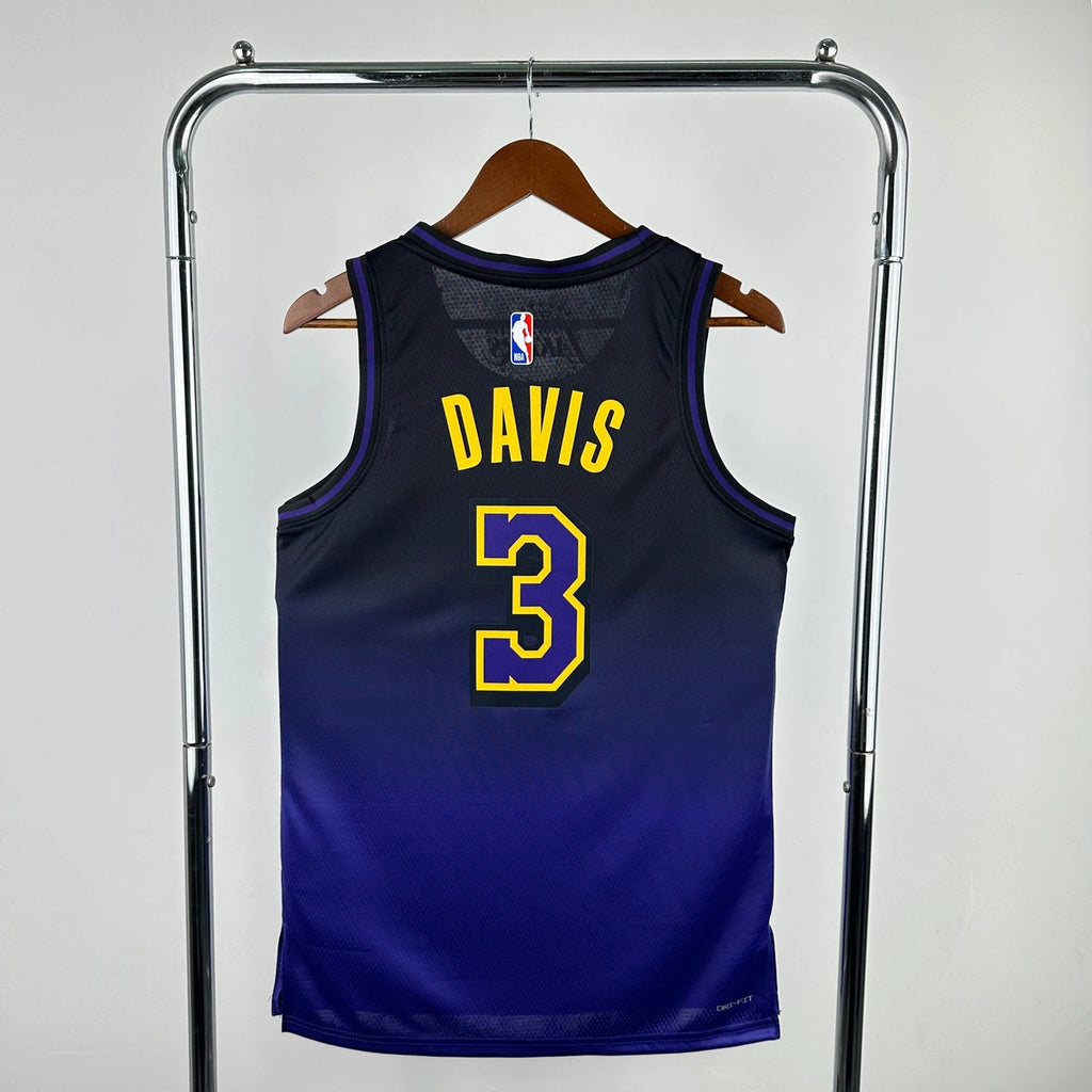 Lakers BackFull City Jersey in Purple Hanging 011