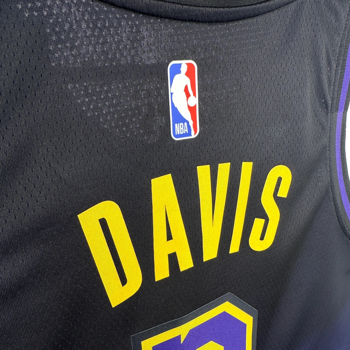 Lakers BackNameNumber City Jersey in Purple Flatlay 004