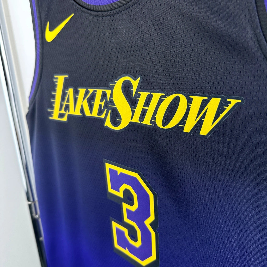 Lakers CollarTag City Jersey in Purple Hanging 007