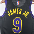 Bronny James No.9 Los Angeles Lakers City Edition Jersey 2025-26 NBA Authentic Swingman Jersey - View 6
