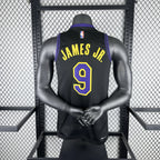 Bronny James No.9 Los Angeles Lakers City Edition Jersey 2025-26 NBA Authentic Swingman Jersey - View 8