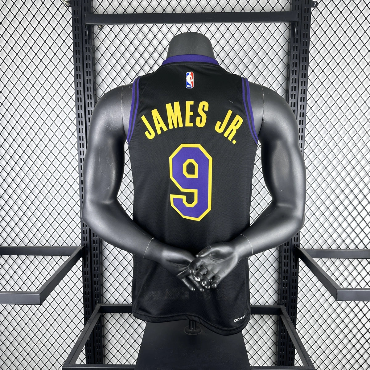 Bronny James No.9 Los Angeles Lakers City Edition Jersey 2025-26 NBA Authentic Swingman Jersey - View 8