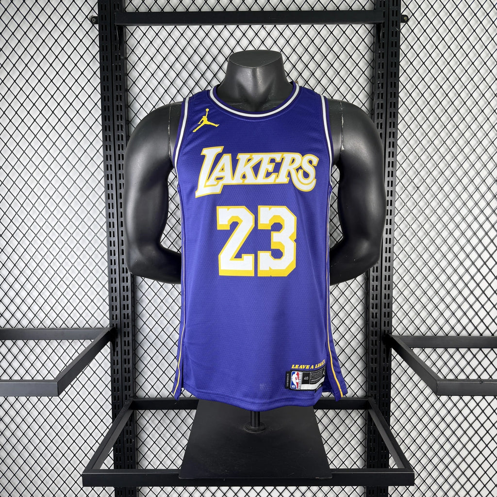 LeBron James No.23 Los Angeles Lakers Air Jordan Edition Jersey 2025-26 NBA Authentic Swingman Jersey - View 1