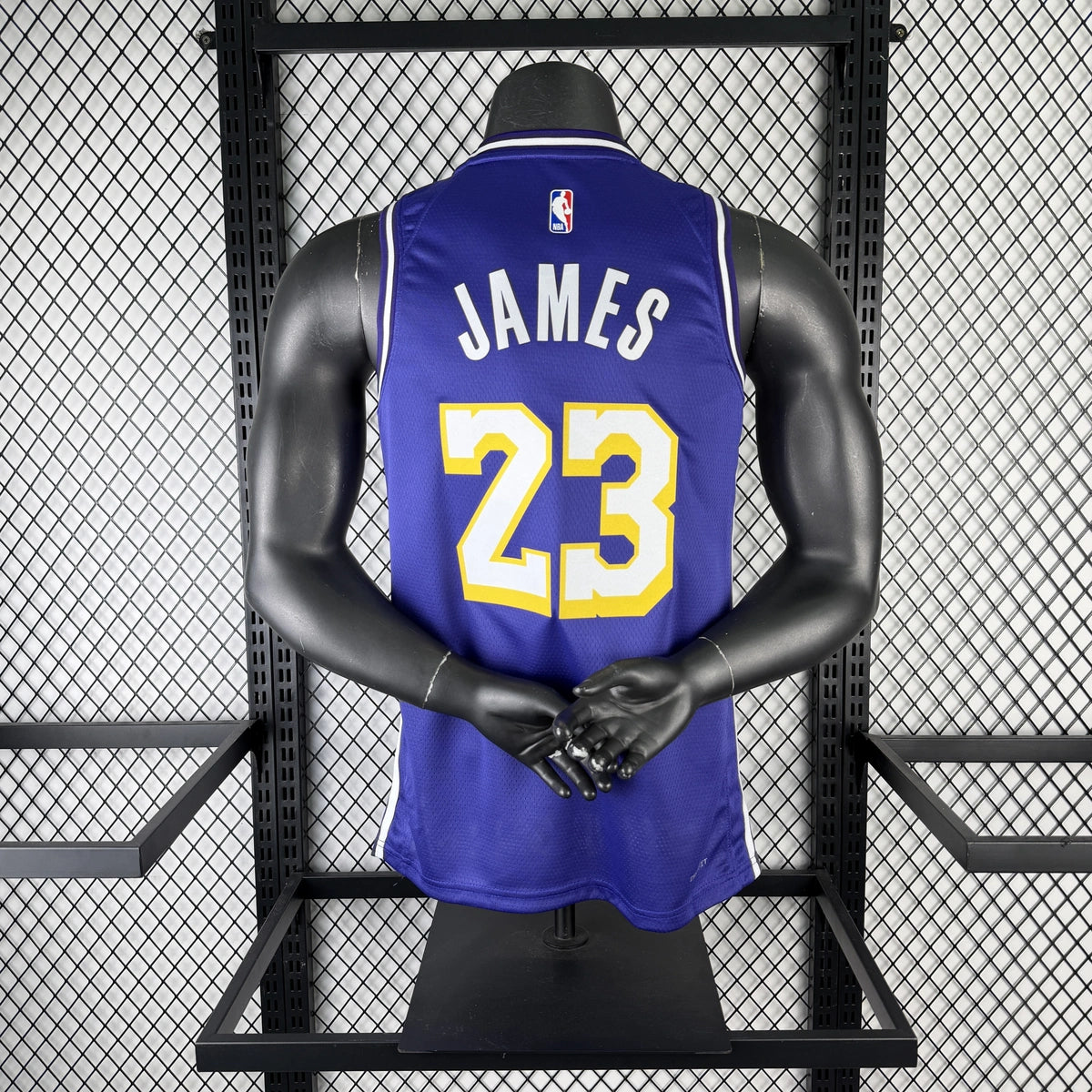 LeBron James No.23 Los Angeles Lakers Air Jordan Edition Jersey 2025-26 NBA Authentic Swingman Jersey - View 2