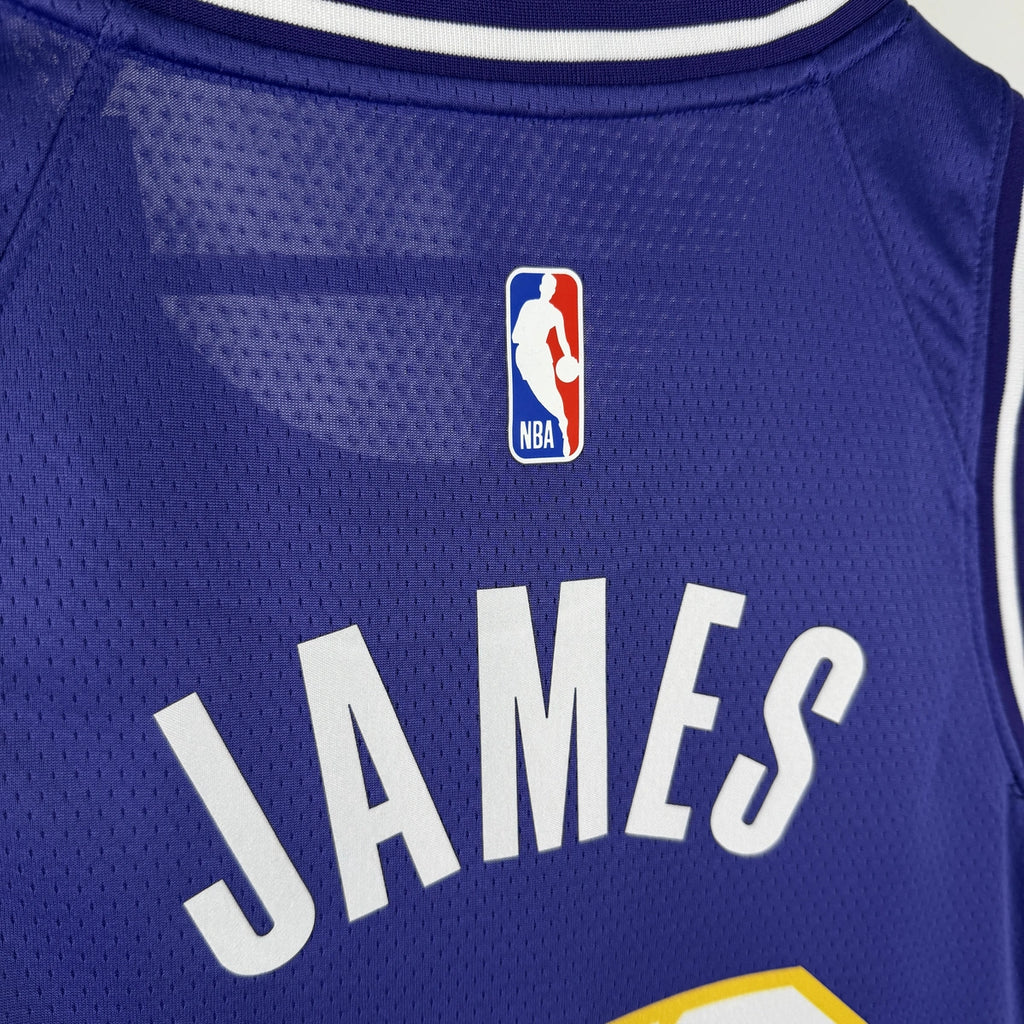 LeBron James No.23 Los Angeles Lakers Air Jordan Edition Jersey 2025-26 NBA Authentic Swingman Jersey - View 5