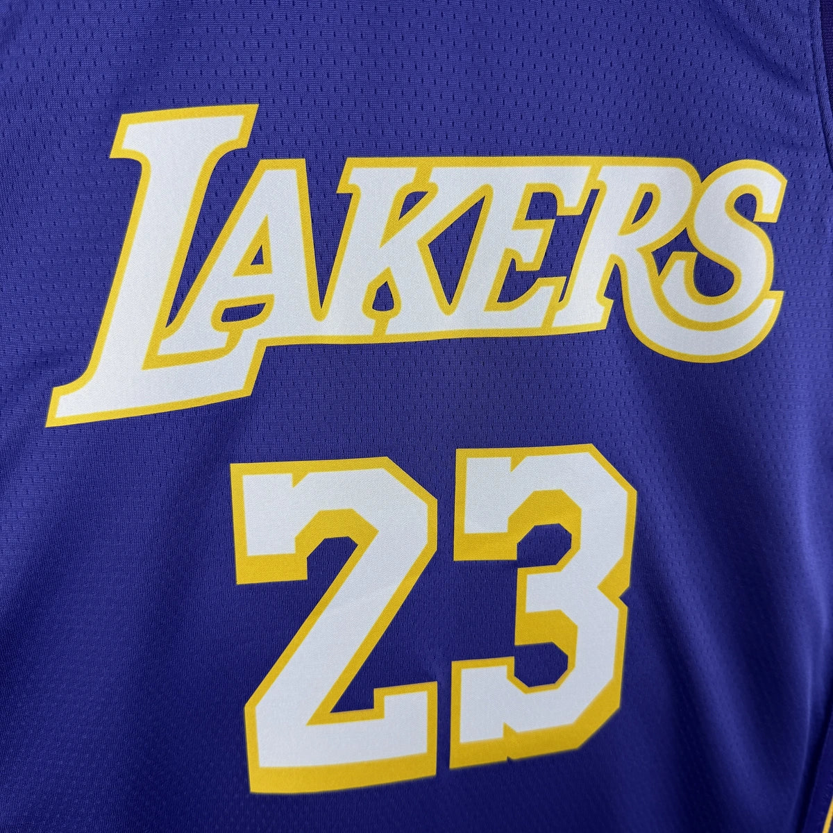 LeBron James No.23 Los Angeles Lakers Air Jordan Edition Jersey 2025-26 NBA Authentic Swingman Jersey - View 7