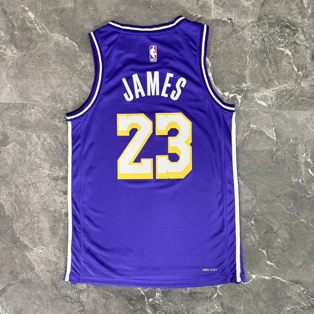 LeBron James No.23 Los Angeles Lakers Air Jordan Edition Jersey 2025-26 NBA Authentic Swingman Jersey - View 9