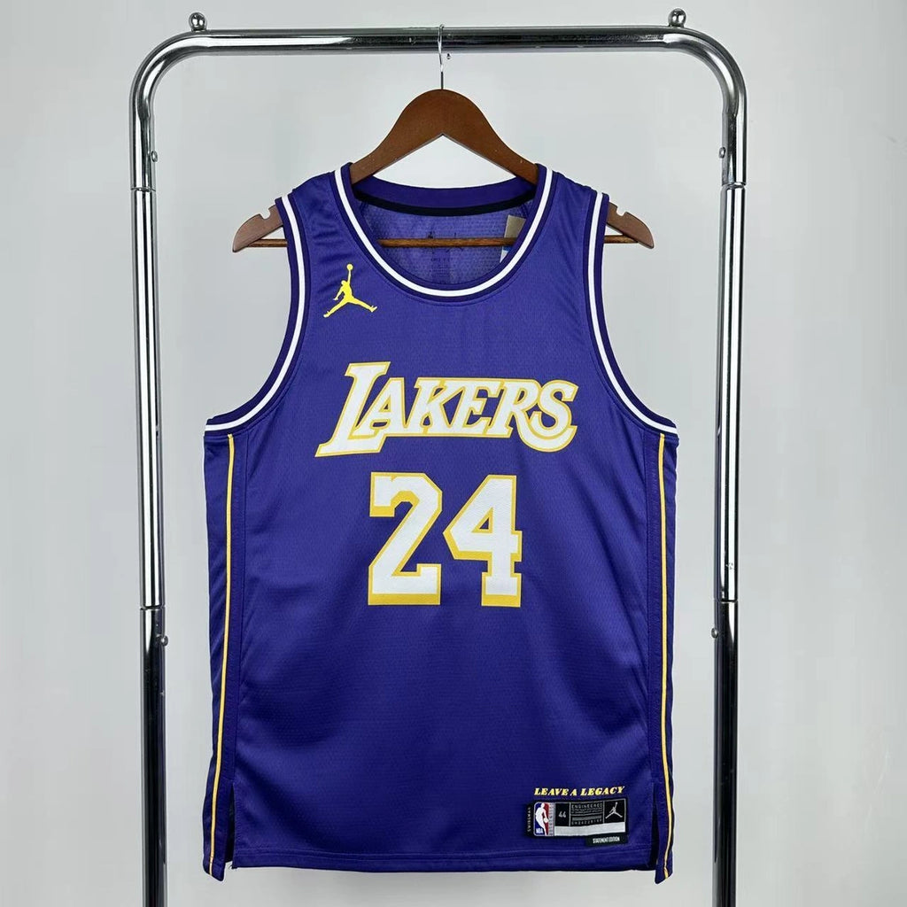 Kobe Bryant No.24 Los Angeles Lakers Air Jordan Edition Jersey 2025-26 NBA Authentic Swingman Jersey - View 1