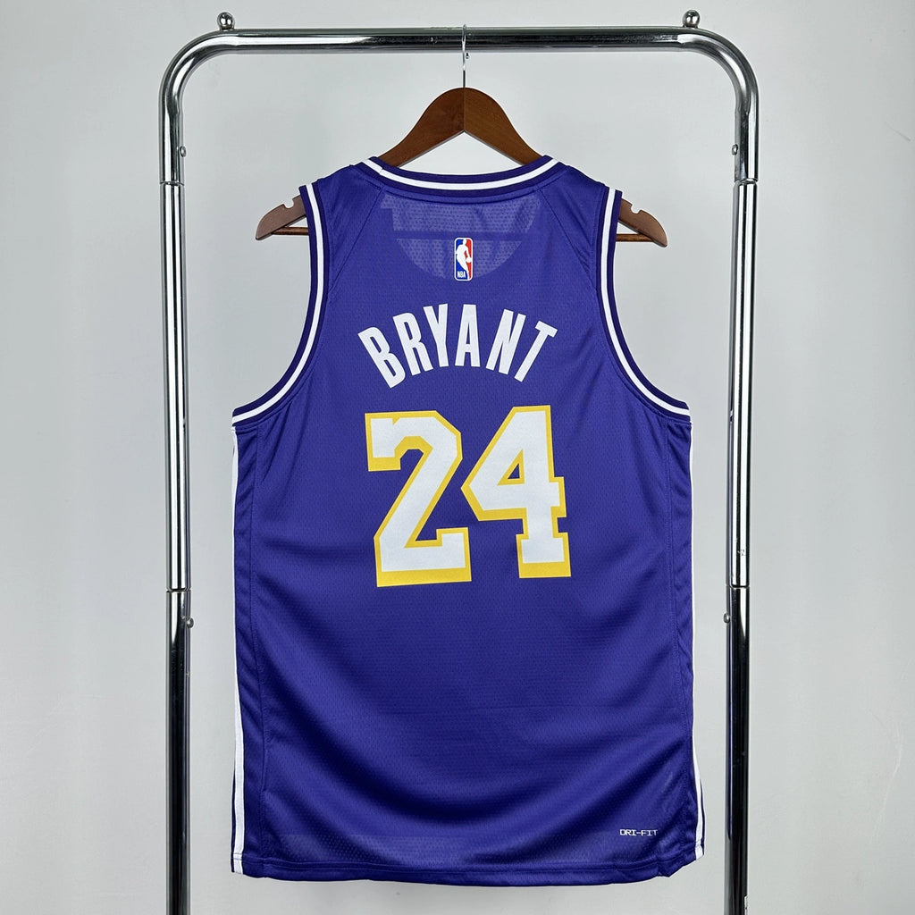 Kobe Bryant No.24 Los Angeles Lakers Air Jordan Edition Jersey 2025-26 NBA Authentic Swingman Jersey - View 2