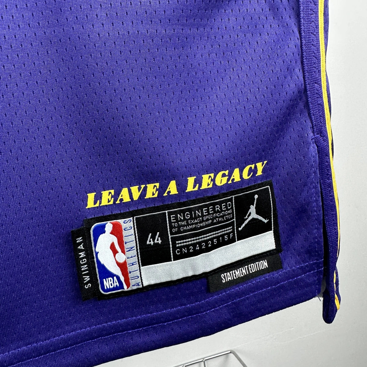 Kobe Bryant No.24 Los Angeles Lakers Air Jordan Edition Jersey 2025-26 NBA Authentic Swingman Jersey - View 4