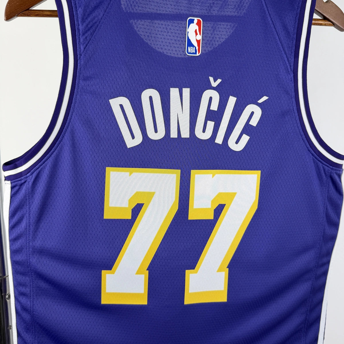 Luka Doncic No.77 Los Angeles Lakers Air Jordan Edition Jersey 2025-26 NBA Authentic Swingman Jersey - View 3