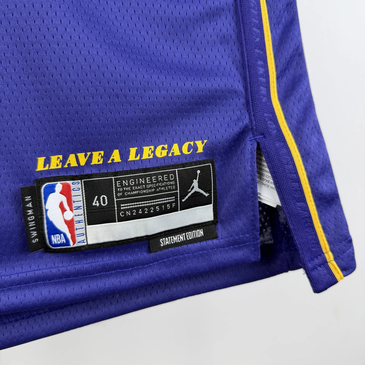 Luka Doncic No.77 Los Angeles Lakers Air Jordan Edition Jersey 2025-26 NBA Authentic Swingman Jersey - View 4