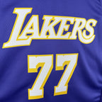 Luka Doncic No.77 Los Angeles Lakers Air Jordan Edition Jersey 2025-26 NBA Authentic Swingman Jersey - View 5