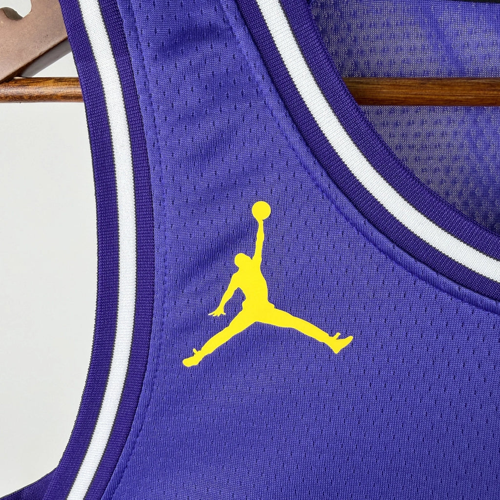 Luka Doncic No.77 Los Angeles Lakers Air Jordan Edition Jersey 2025-26 NBA Authentic Swingman Jersey - View 6