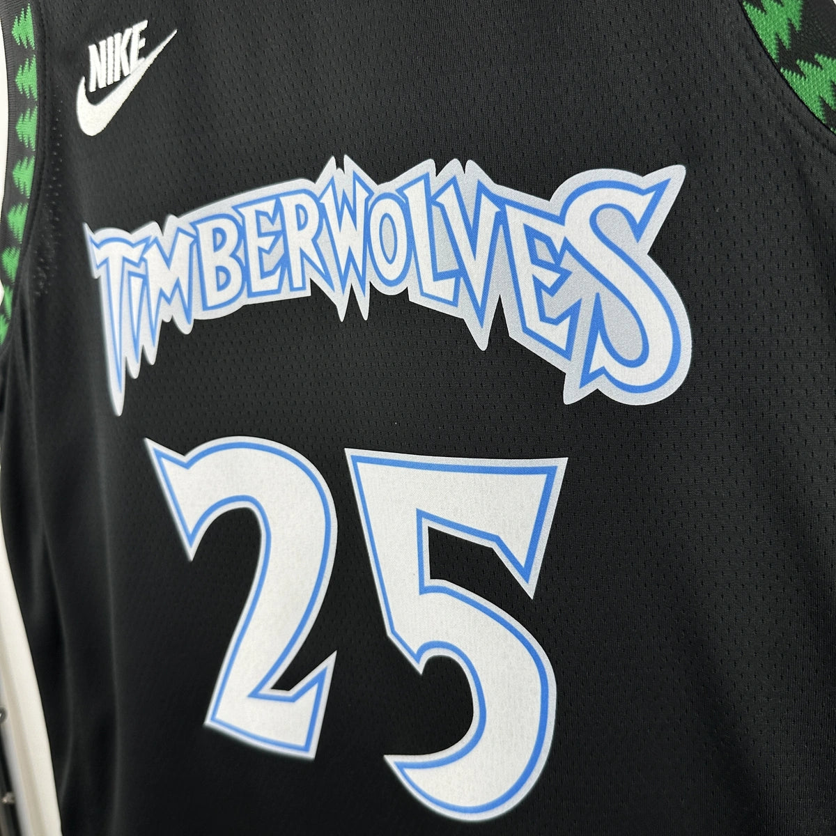 Derrick Rose No.25 Minnesota Timberwolves Throwback Jersey 2025-26 NBA Authentic Swingman Jersey - View 4