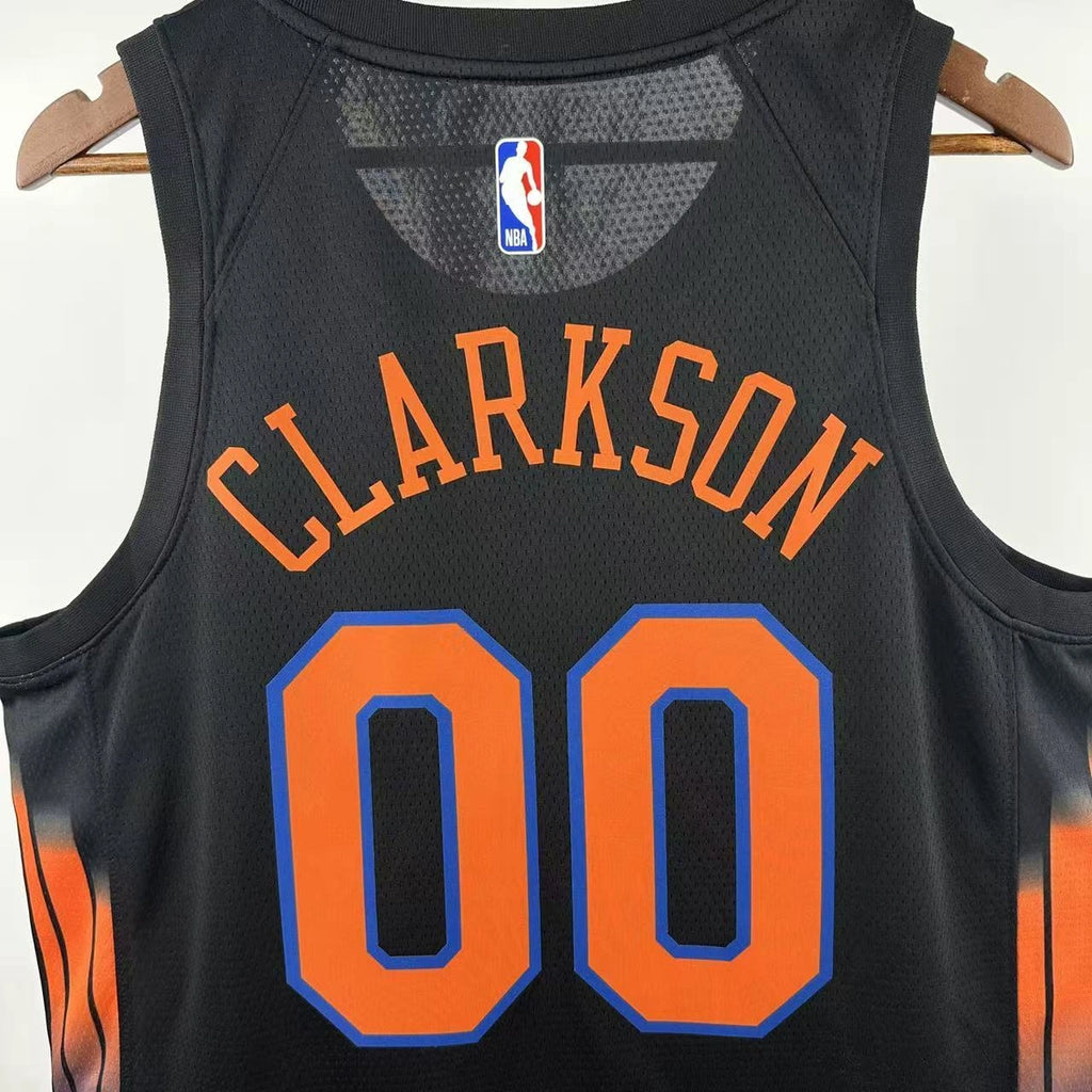 Jordan Clarkson No.00 New York Knicks Limited Edition Jersey 2025-26 NBA Authentic Swingman Jersey - View 8