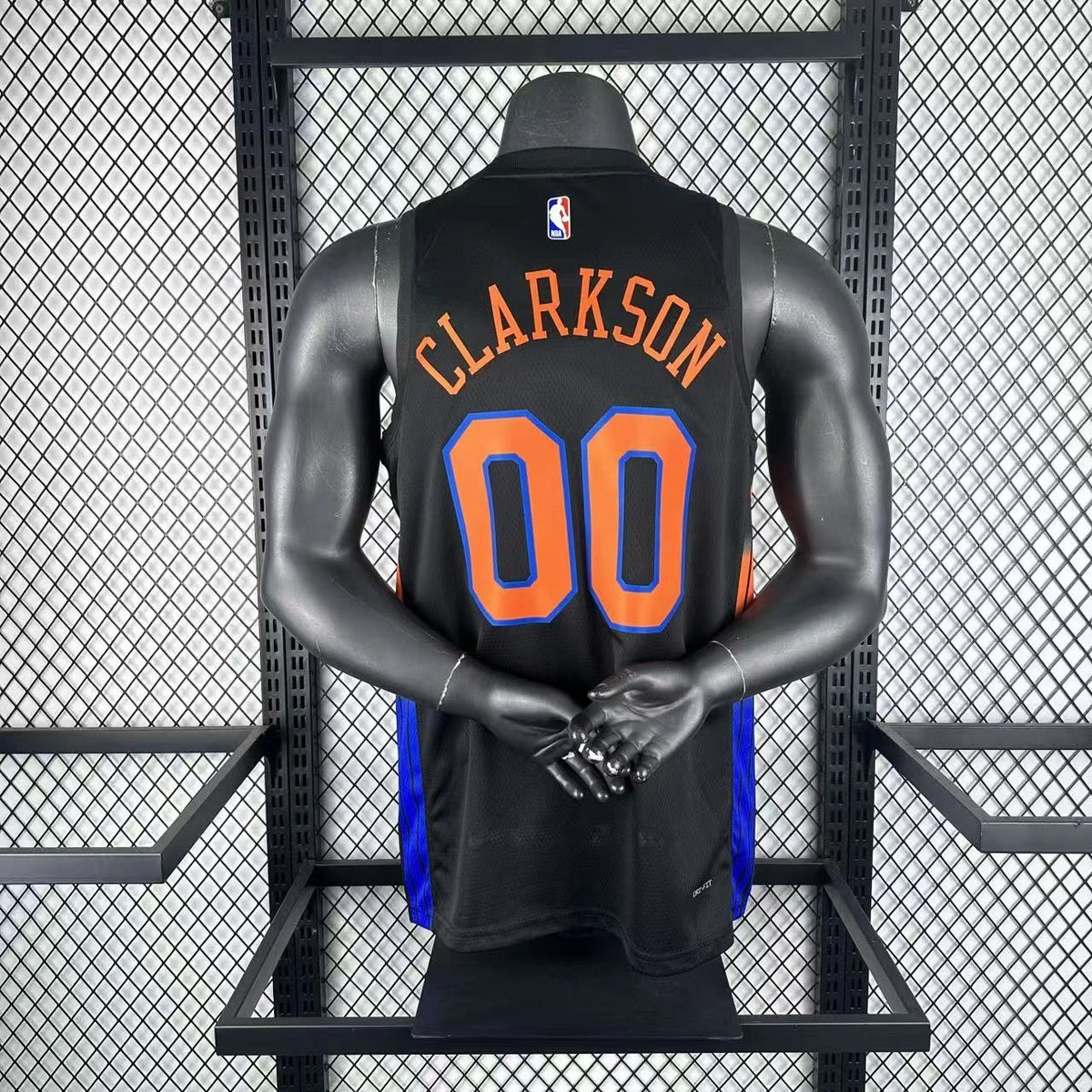 Jordan Clarkson No.00 New York Knicks Limited Edition Jersey 2025-26 NBA Authentic Swingman Jersey - View 10