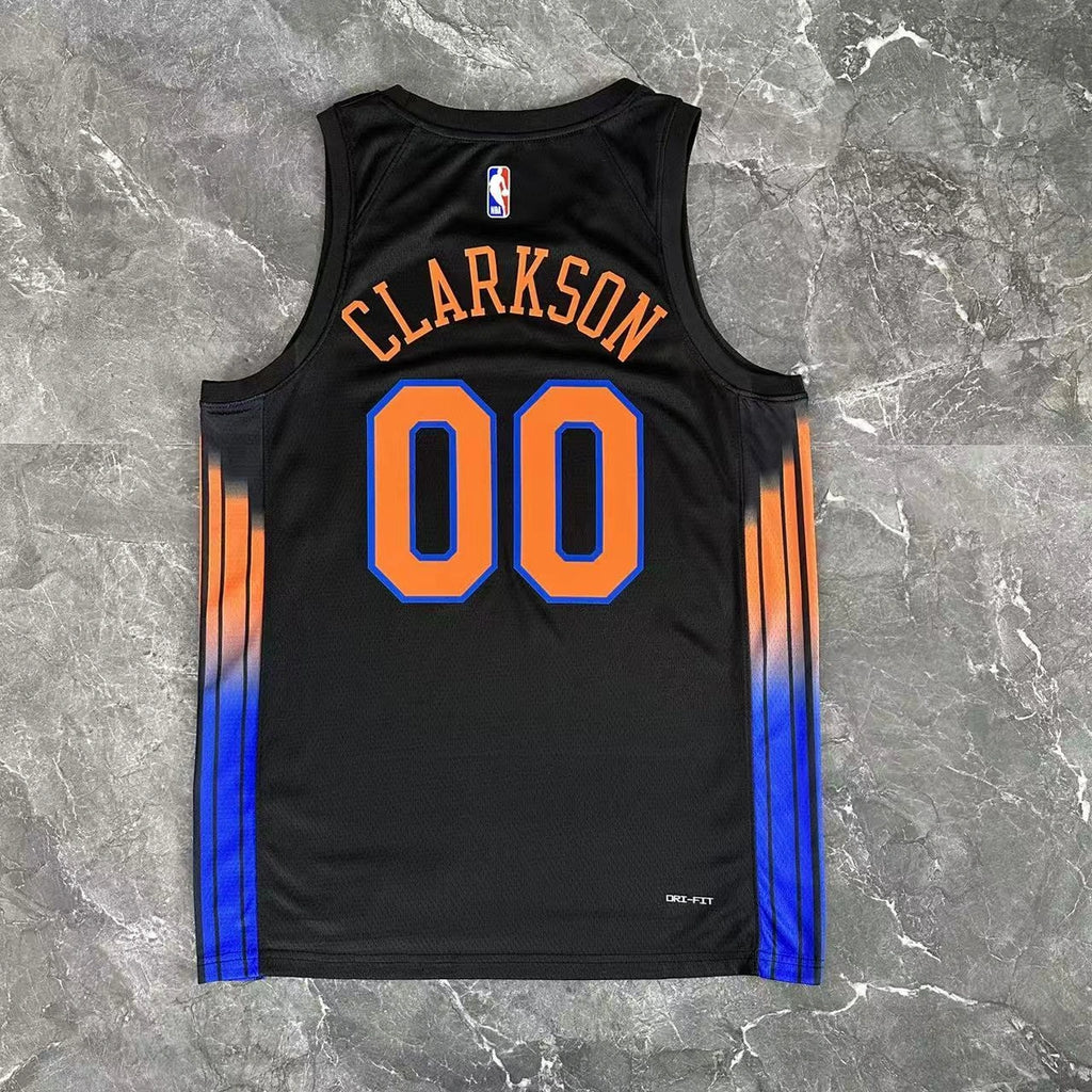 Jordan Clarkson No.00 New York Knicks Limited Edition Jersey 2025-26 NBA Authentic Swingman Jersey - View 12