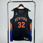 Karl-Anthony Towns No.32 New York Knicks Statement Edition Jersey 2025-26 NBA Authentic Swingman Jersey - View 1