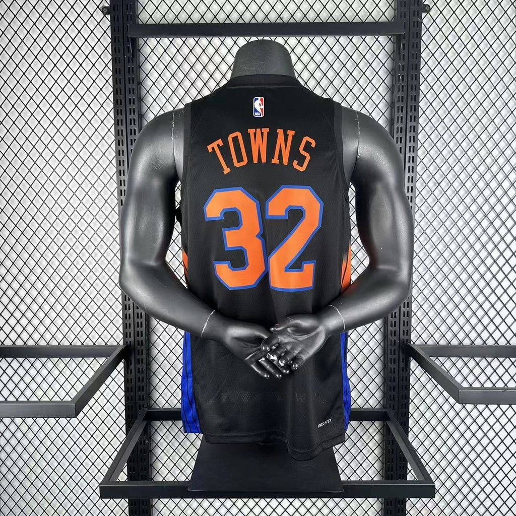 Karl-Anthony Towns No.32 New York Knicks Statement Edition Jersey 2025-26 NBA Authentic Swingman Jersey - View 10