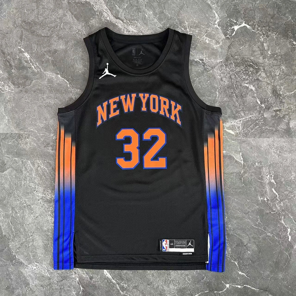Karl-Anthony Towns No.32 New York Knicks Statement Edition Jersey 2025-26 NBA Authentic Swingman Jersey - View 11