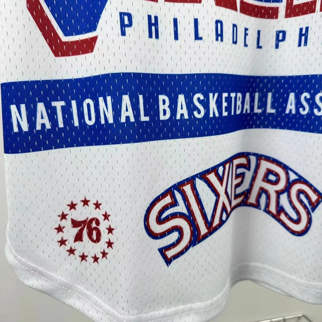 Philadelphia 76ers Mitchell & Ness Hardwood Classics Retro Tee 2026 - View 8