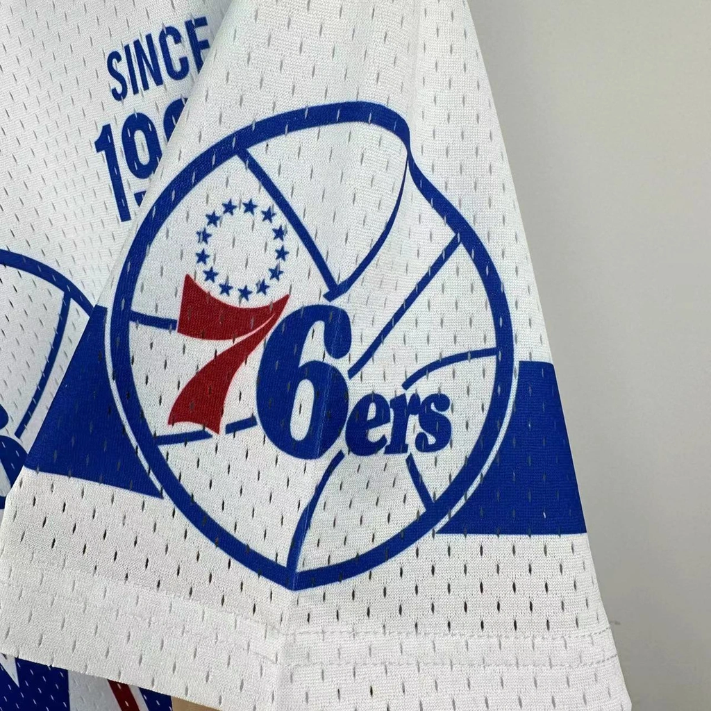 Philadelphia 76ers Mitchell & Ness Hardwood Classics Retro Tee 2026 - View 10