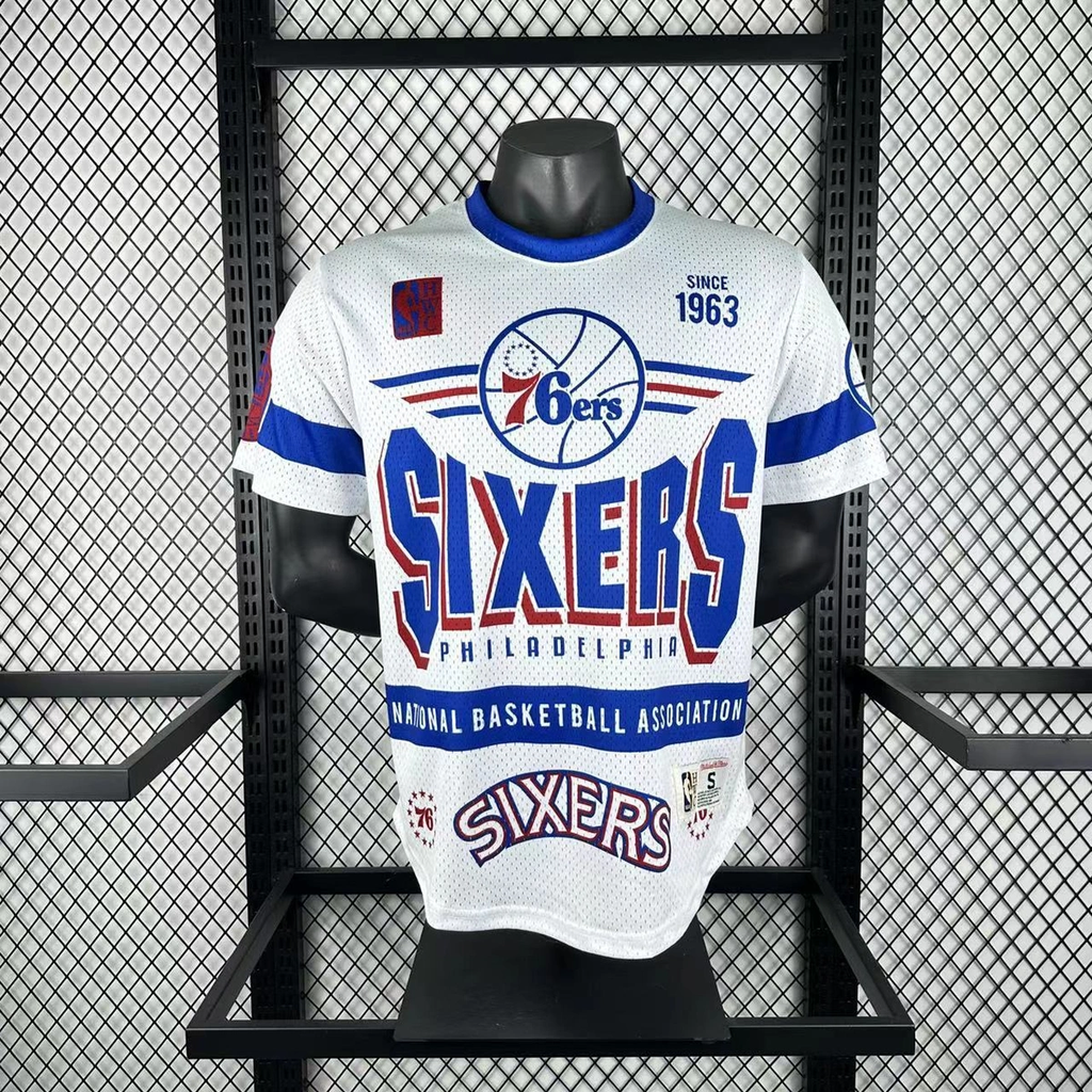 Philadelphia 76ers Mitchell & Ness Hardwood Classics Retro Tee 2026 - View 14