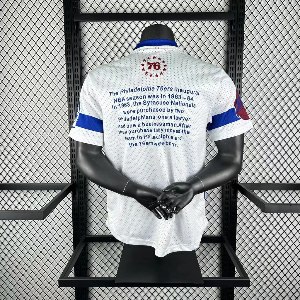 Philadelphia 76ers Mitchell & Ness Hardwood Classics Retro Tee 2026 - View 15