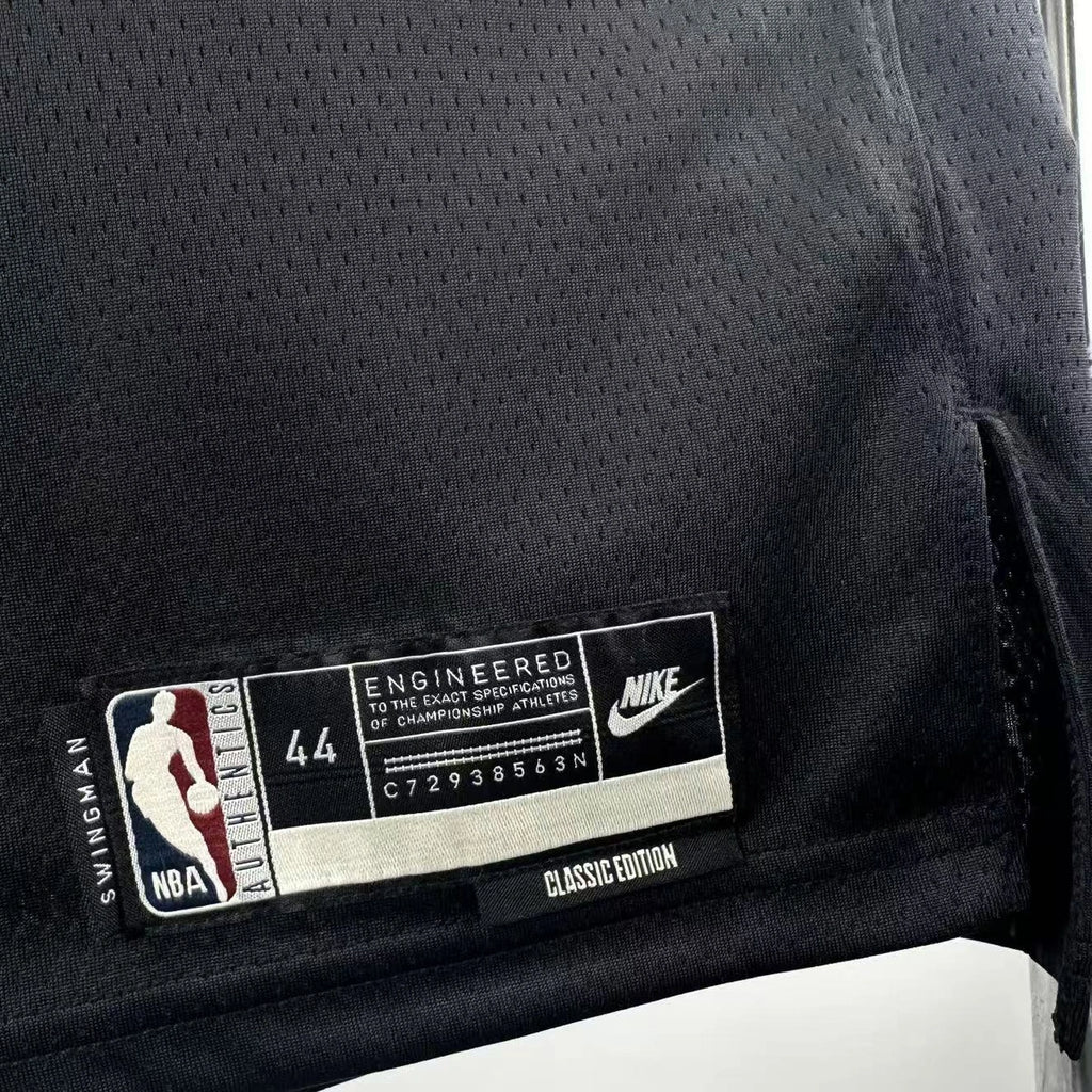 Tyrese Maxey No.0 Philadelphia 76ers Throwback Black Jersey 2025-26 NBA Authentic Swingman Jersey - View 3
