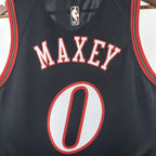 Tyrese Maxey No.0 Philadelphia 76ers Throwback Black Jersey 2025-26 NBA Authentic Swingman Jersey - View 8