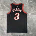 Allen Iverson No.3 Philadelphia 76ers Throwback Black Jersey 2025-26 NBA Authentic Swingman Jersey - View 11