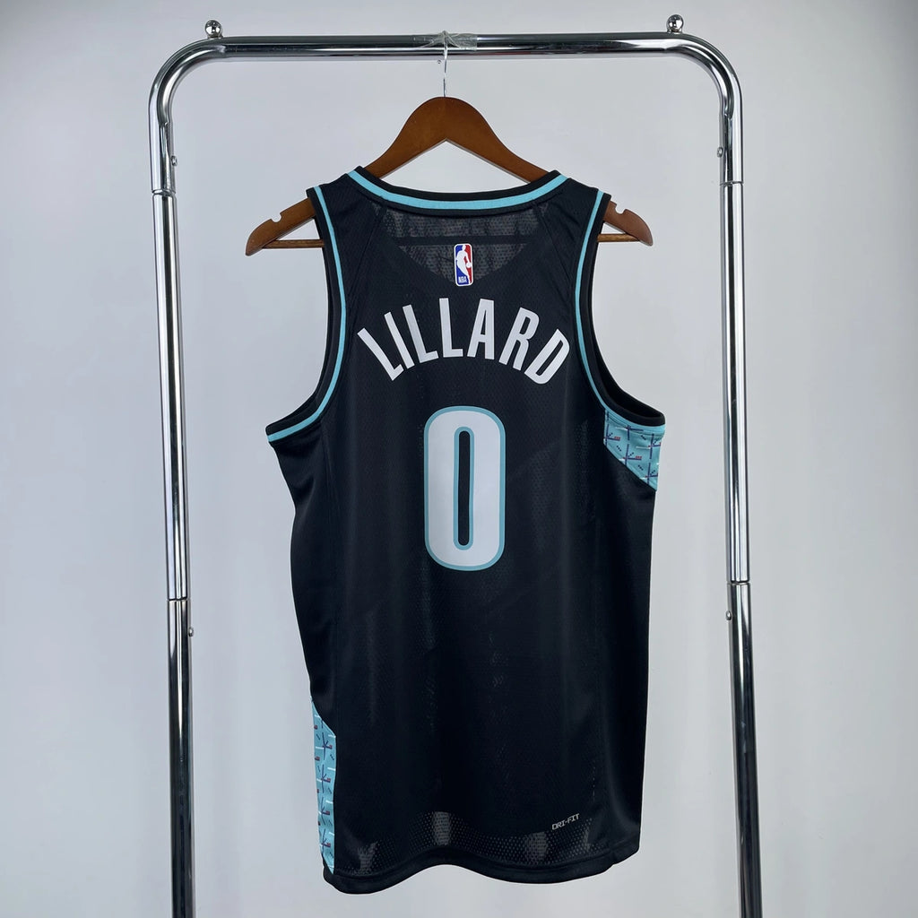 Damian Lillard No.0 Portland Trail Blazers City Edition Jersey 2025-26 NBA Authentic Swingman Jersey - View 1