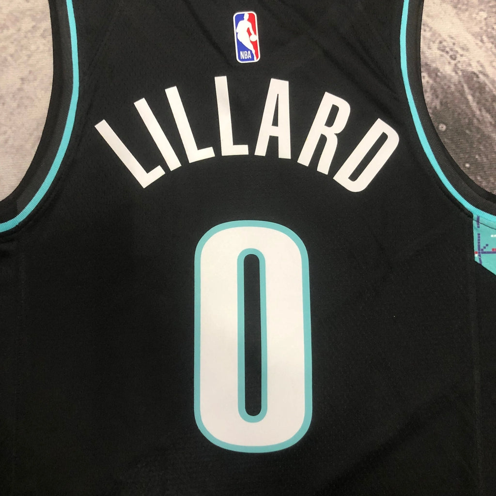 Damian Lillard No.0 Portland Trail Blazers City Edition Jersey 2025-26 NBA Authentic Swingman Jersey - View 8