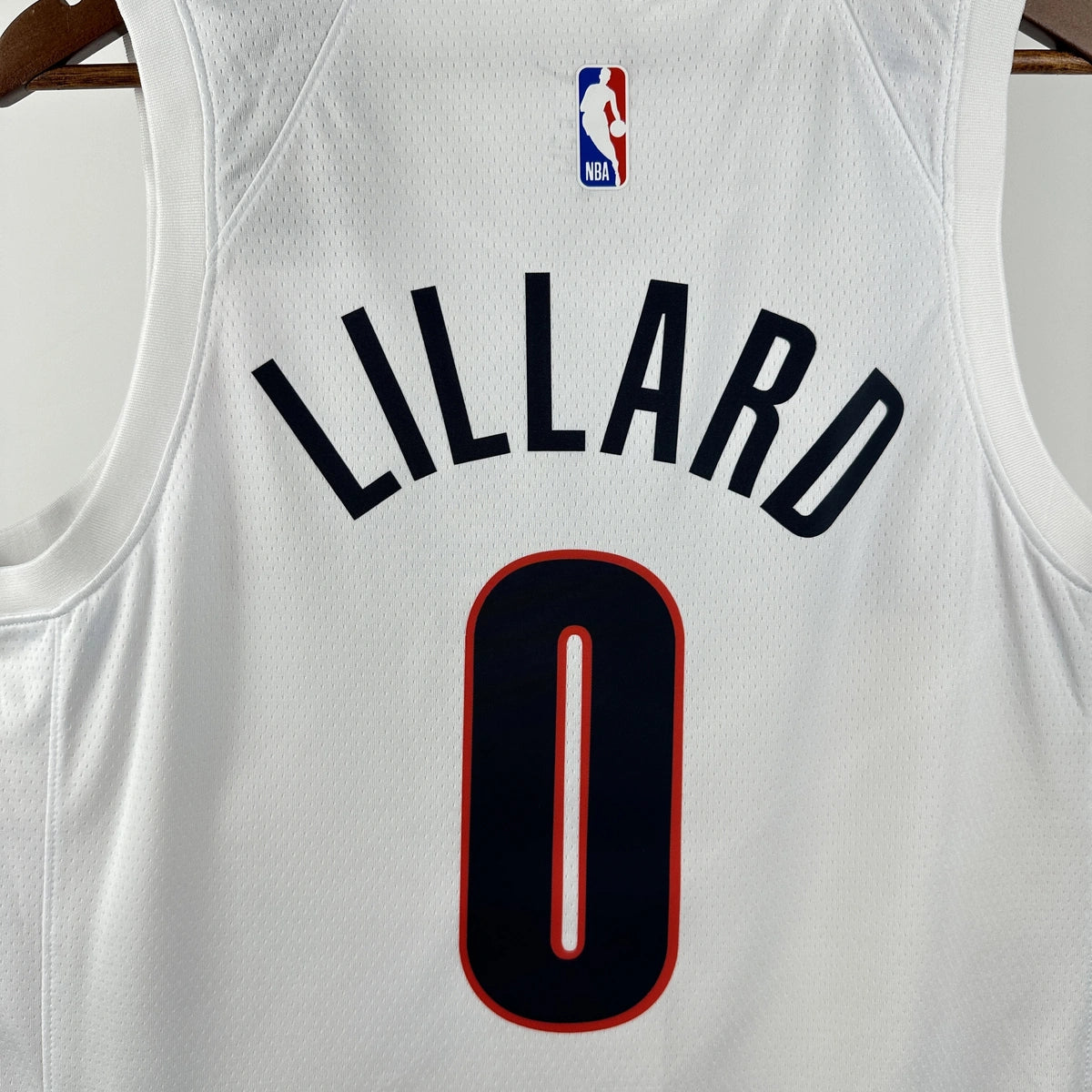 Damian Lillard No.0 Portland Trail Blazers Home White Jersey 2025-26 NBA Authentic Swingman Jersey - View 6