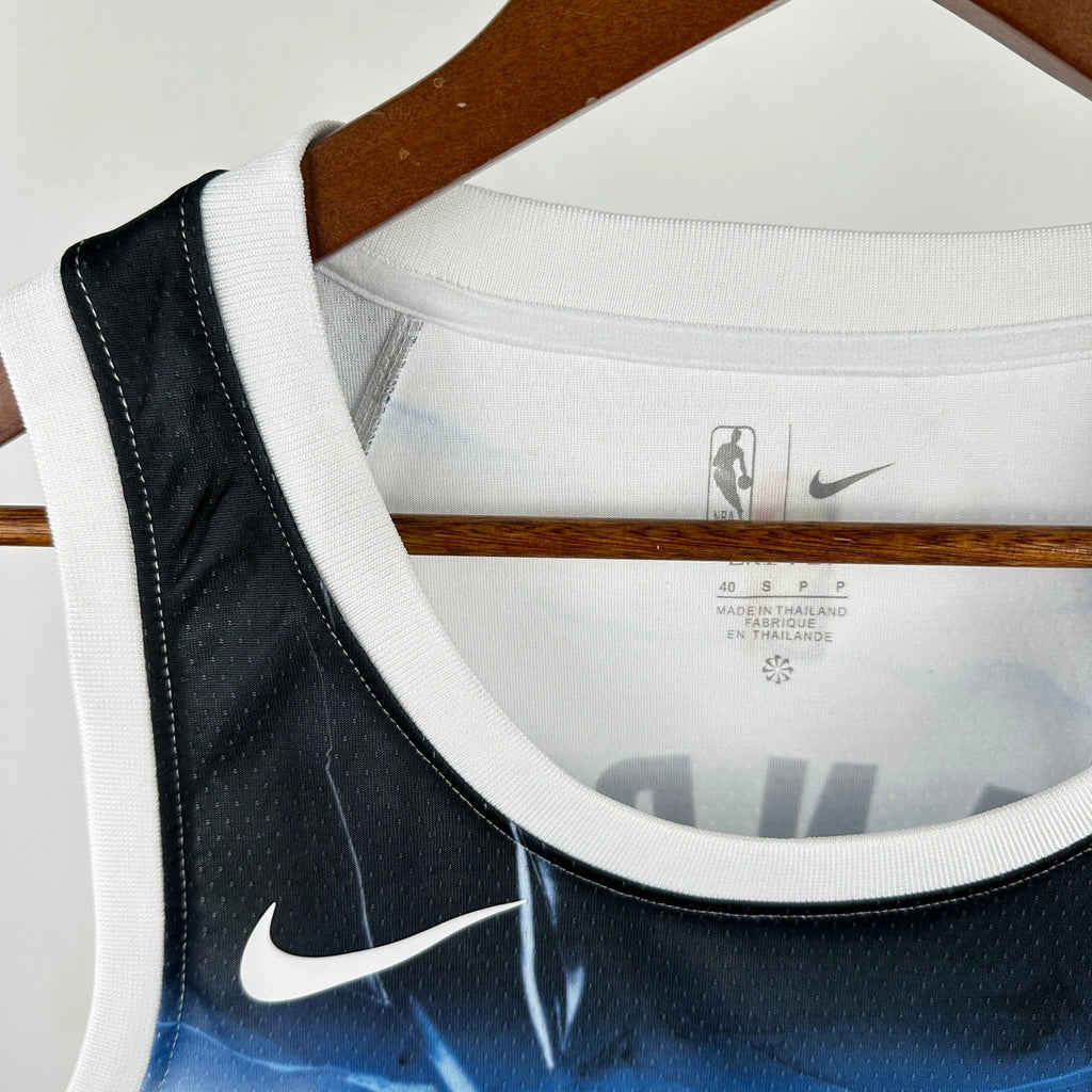 Timberwolves CollarTag City Jersey in White Hanging 009