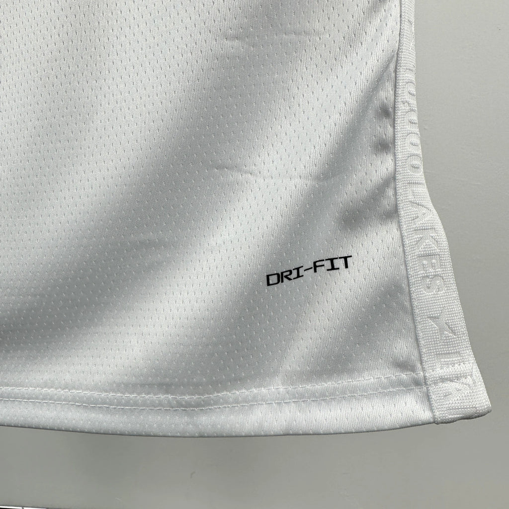 Timberwolves FabricDetail City Jersey in White Flatlay 003