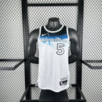 Timberwolves FrontFull City Jersey in White Mannequin 002