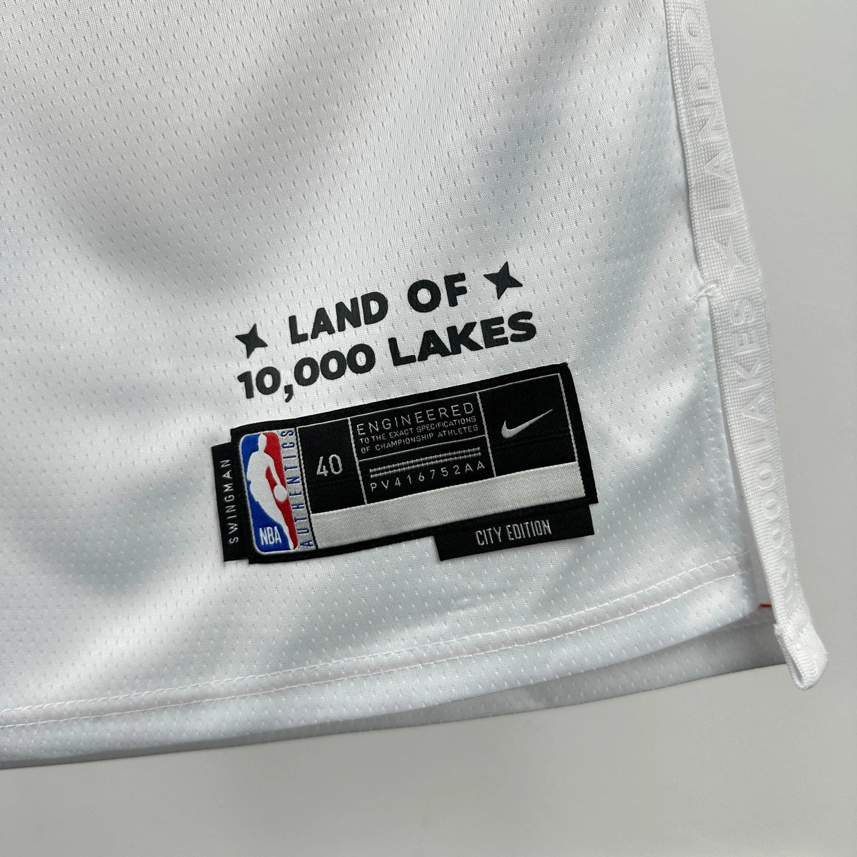 Timberwolves InnerTag City Jersey in White Flatlay 007