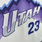 John Collins No.23 Utah Jazz Home White Jersey 2025-26 NBA Authentic Swingman Jersey - View 8