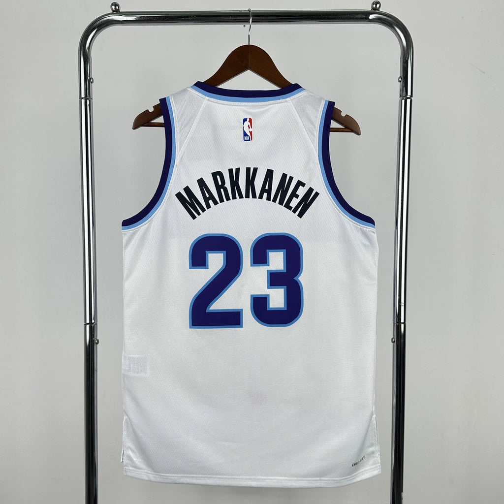 John Collins No.23 Utah Jazz Home White Jersey 2025-26 NBA Authentic Swingman Jersey - View 11