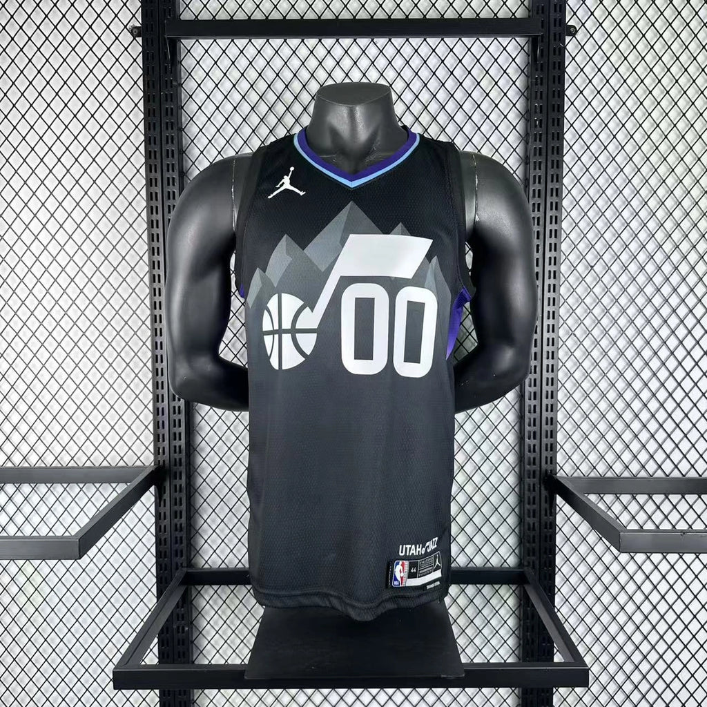 Jordan Clarkson No.00 Utah Jazz Air Jordan Edition Jersey 2025-26 NBA Authentic Swingman Jersey - View 1