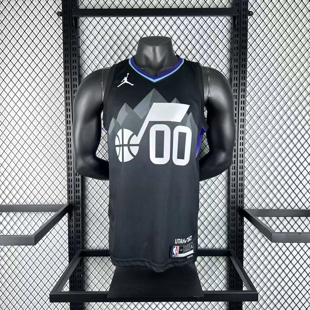 Jordan Clarkson No.00 Utah Jazz Air Jordan Edition Jersey 2025-26 NBA Authentic Swingman Jersey - View 1