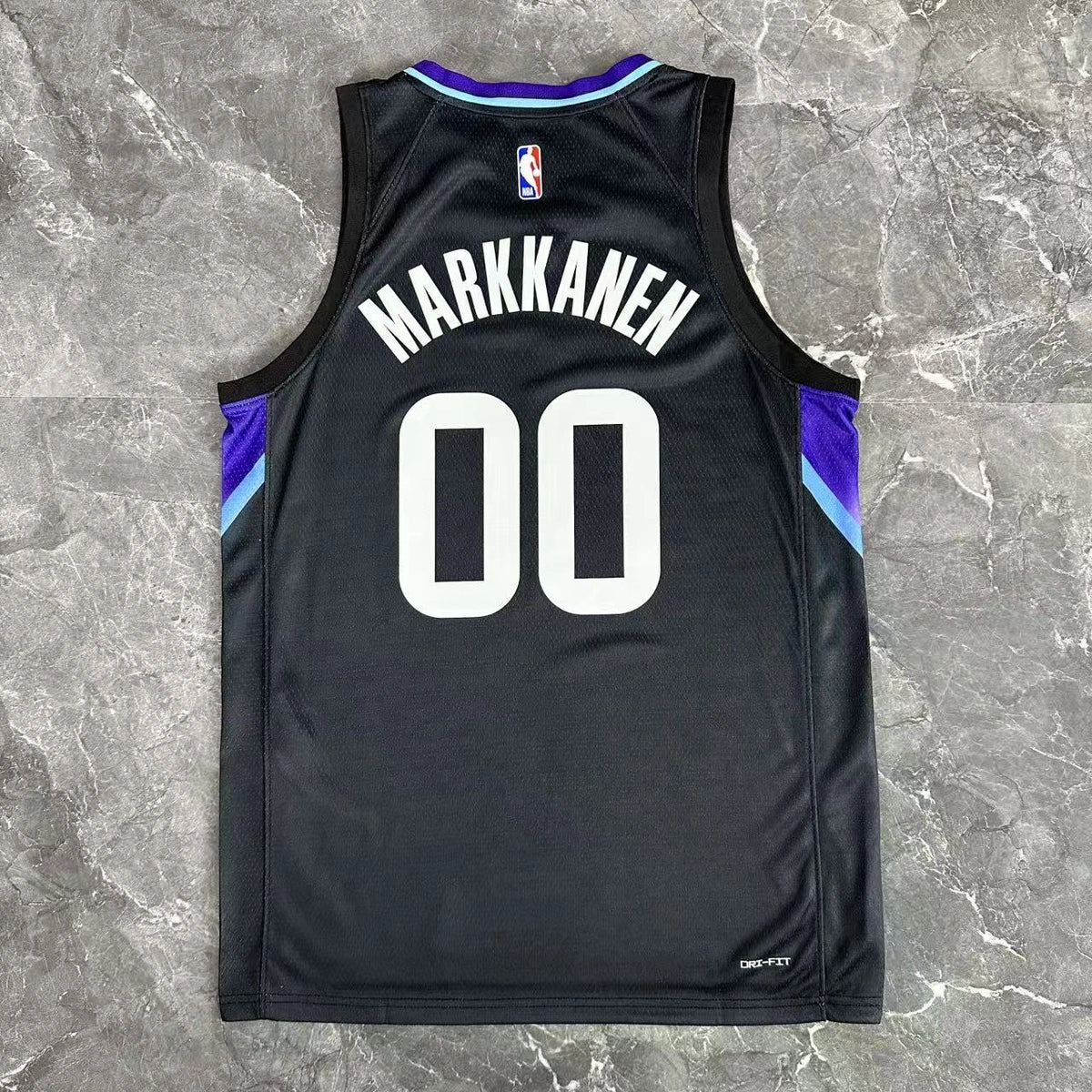 Jordan Clarkson No.00 Utah Jazz Air Jordan Edition Jersey 2025-26 NBA Authentic Swingman Jersey - View 4