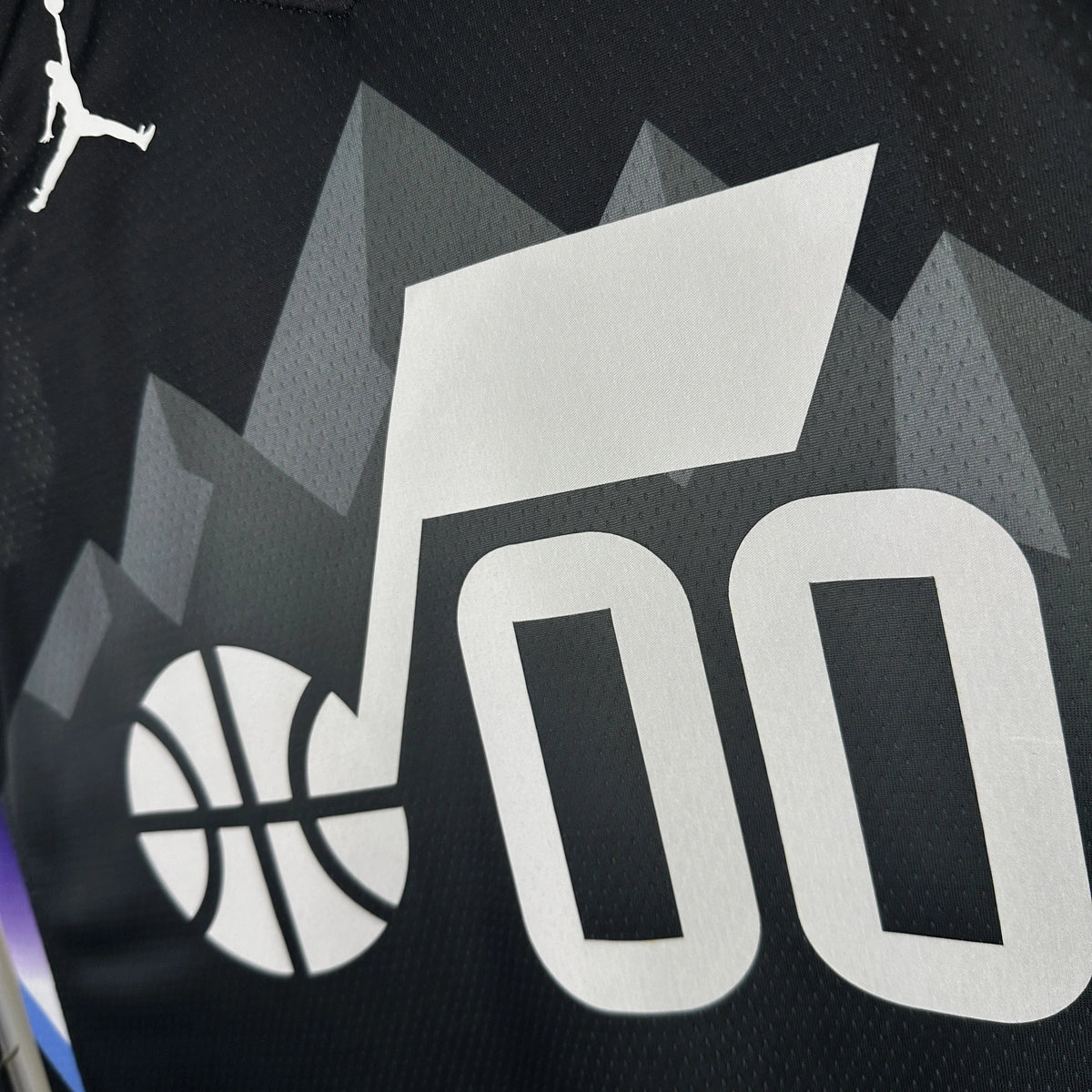 Jordan Clarkson No.00 Utah Jazz Air Jordan Edition Jersey 2025-26 NBA Authentic Swingman Jersey - View 7