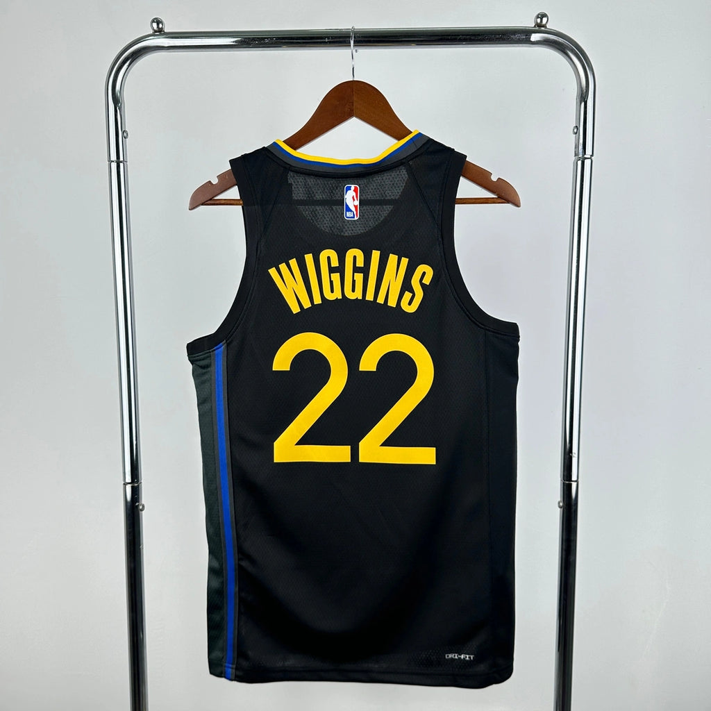 Warriors BackFull AirJordan Jersey in Black Hanging 012