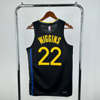 Warriors BackFull AirJordan Jersey in Black Hanging 012