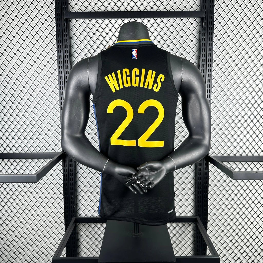 Warriors BackFull AirJordan Jersey in Black Mannequin 002