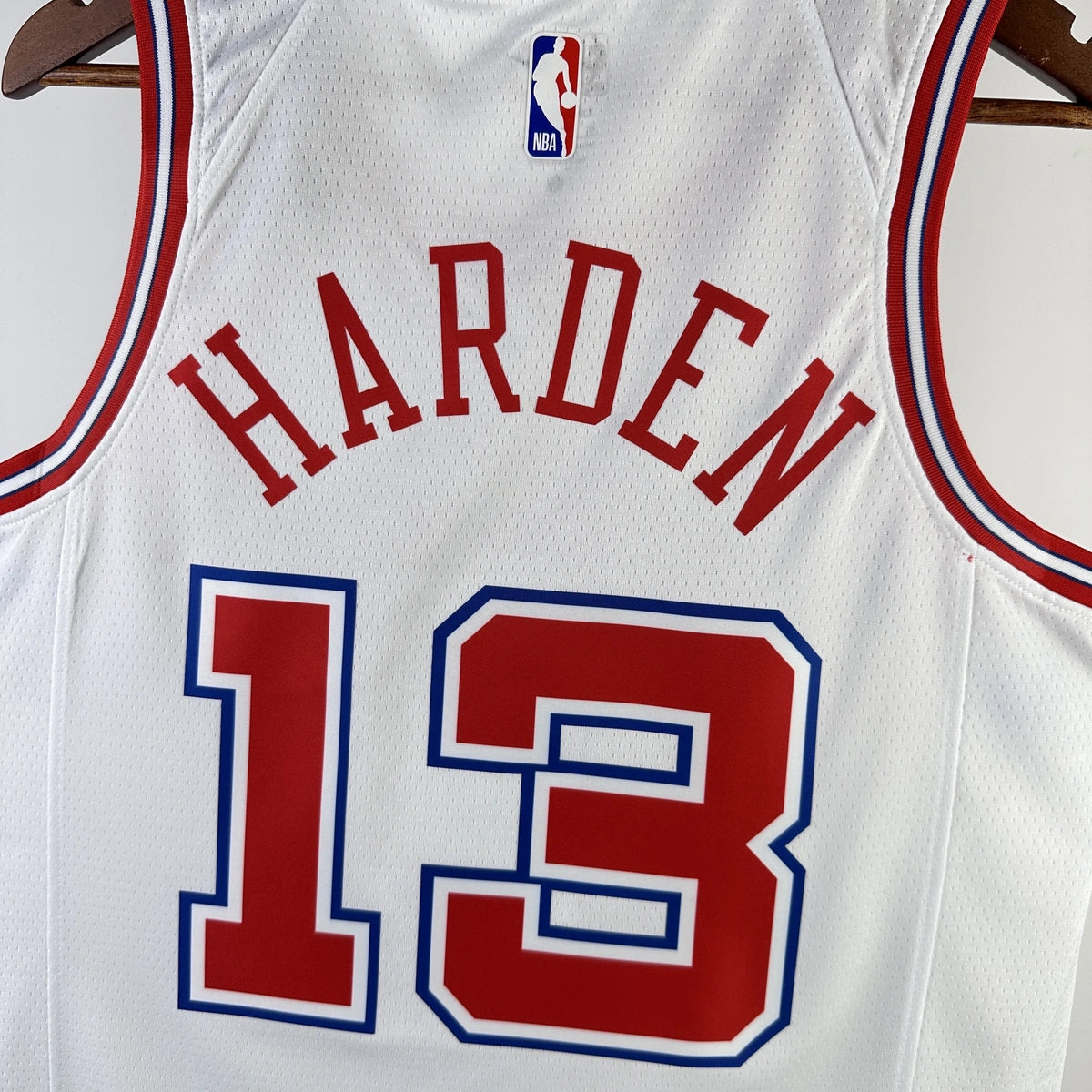 Houston Rockets 2025-26 city edition basketball jersey close-up of jock tag and hem details in team colors for basketball fans
