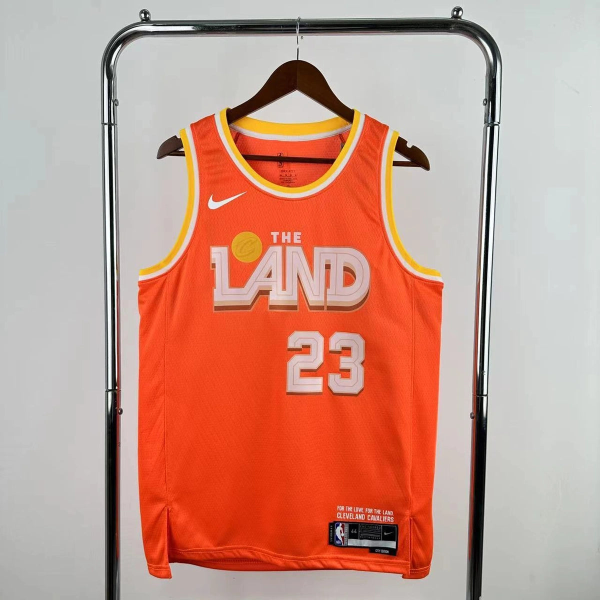 Cleveland Cavaliers 2025-26 city edition basketball jersey front view in team colors for basketball fans